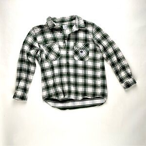 Green Plaid Mens Shirt polar skate co